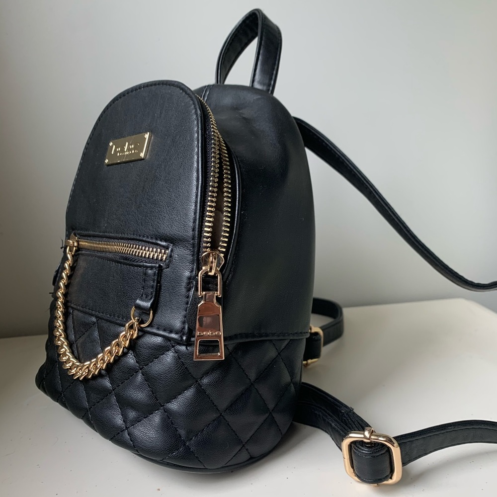 Bebe black mini back pack